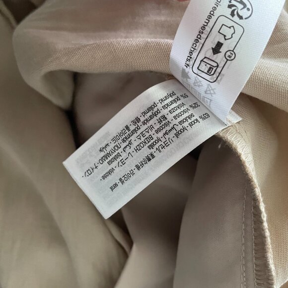 Zara wide length light summer pants work NWOT - Picture 7 of 7